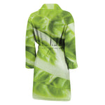 Chinese Cabbage Leaf Print Men's Bathrobe