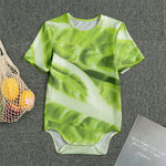 Chinese Cabbage Leaf Print Men's Bodysuit