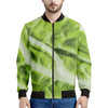 Chinese Cabbage Leaf Print Men's Bomber Jacket