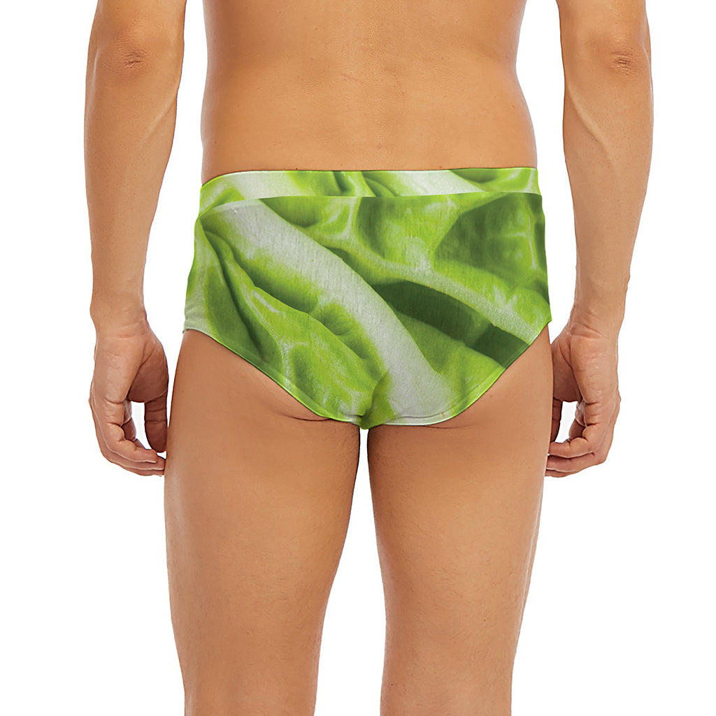 Chinese Cabbage Leaf Print Men's Briefs