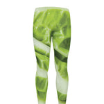Chinese Cabbage Leaf Print Men's leggings