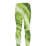 Chinese Cabbage Leaf Print Men's leggings