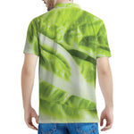 Chinese Cabbage Leaf Print Men's Polo Shirt