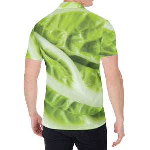 Chinese Cabbage Leaf Print Men's Shirt