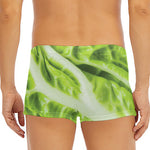 Chinese Cabbage Leaf Print Men's Short Boxer Briefs