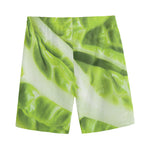Chinese Cabbage Leaf Print Men's Sports Shorts
