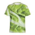 Chinese Cabbage Leaf Print Men's Sports T-Shirt