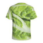 Chinese Cabbage Leaf Print Men's Sports T-Shirt