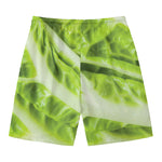 Chinese Cabbage Leaf Print Men's Swim Trunks