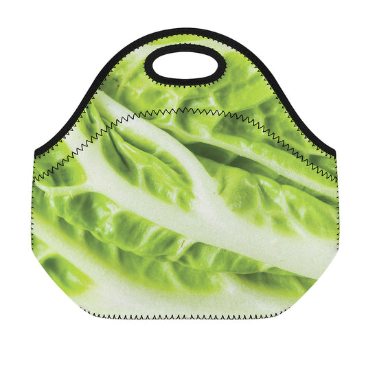 Chinese Cabbage Leaf Print Neoprene Lunch Bag
