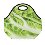 Chinese Cabbage Leaf Print Neoprene Lunch Bag