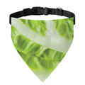 Chinese Cabbage Leaf Print Over The Collar Dog Bandana
