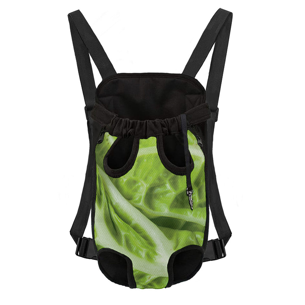 Chinese Cabbage Leaf Print Pet Carrier Backpack
