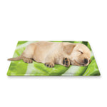 Chinese Cabbage Leaf Print Pet Cooling Mat Cover