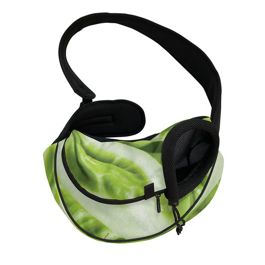 Chinese Cabbage Leaf Print Pet Sling Carrier