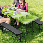 Chinese Cabbage Leaf Print Picnic Table Cover