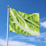 Chinese Cabbage Leaf Print Polyester Flag