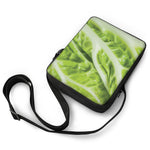 Chinese Cabbage Leaf Print Rectangular Crossbody Bag