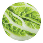 Chinese Cabbage Leaf Print Round Blanket