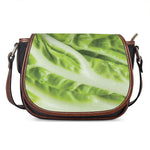 Chinese Cabbage Leaf Print Saddle Bag