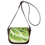 Chinese Cabbage Leaf Print Saddle Bag