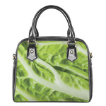 Chinese Cabbage Leaf Print Shoulder Handbag