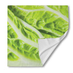 Chinese Cabbage Leaf Print Silk Bandana