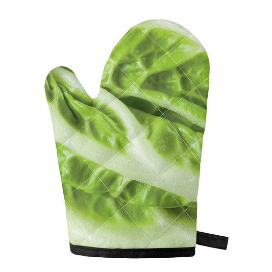 Chinese Cabbage Leaf Print Single Oven Mitt