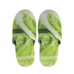 Chinese Cabbage Leaf Print Slippers