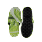Chinese Cabbage Leaf Print Slippers