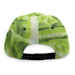 Chinese Cabbage Leaf Print Snapback Cap