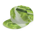 Chinese Cabbage Leaf Print Snapback Cap