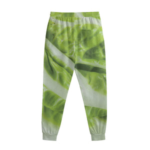 Chinese Cabbage Leaf Print Sweatpants