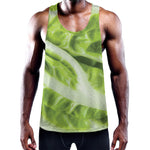 Chinese Cabbage Leaf Print Training Tank Top