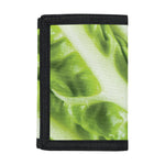 Chinese Cabbage Leaf Print Trifold Wallet
