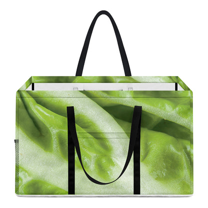 Chinese Cabbage Leaf Print Utility Tote Bag