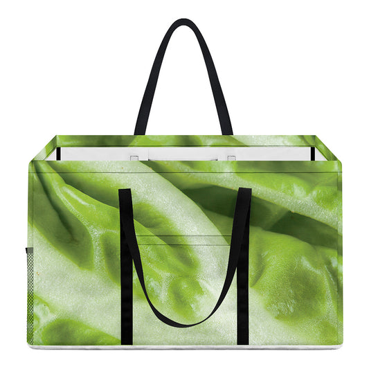 Chinese Cabbage Leaf Print Utility Tote Bag