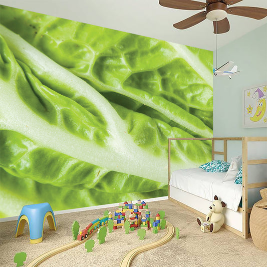 Chinese Cabbage Leaf Print Wall Sticker