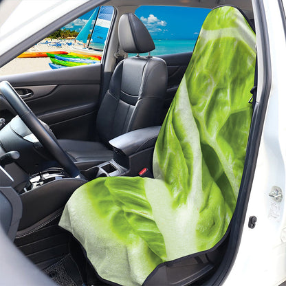 Chinese Cabbage Leaf Print Waterproof Car Seat Cover