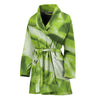 Chinese Cabbage Leaf Print Women's Bathrobe