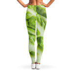 Chinese Cabbage Leaf Print Women's Leggings