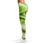 Chinese Cabbage Leaf Print Women's Leggings
