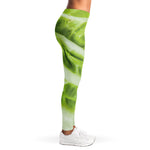 Chinese Cabbage Leaf Print Women's Leggings