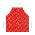 Chinese Cherry Blossom Pattern Print Adjustable Apron