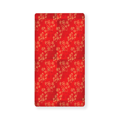 Chinese Cherry Blossom Pattern Print Baby Crib Sheet