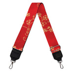 Chinese Cherry Blossom Pattern Print Bag Strap