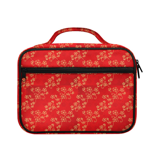 Chinese Cherry Blossom Pattern Print Briefcase Bible Bag