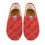 Chinese Cherry Blossom Pattern Print Casual Shoes