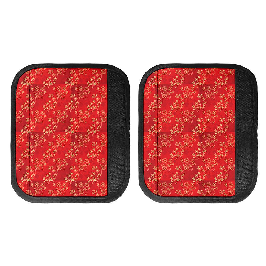 Chinese Cherry Blossom Pattern Print Handle Covers