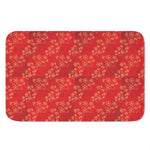 Chinese Cherry Blossom Pattern Print Indoor Door Mat